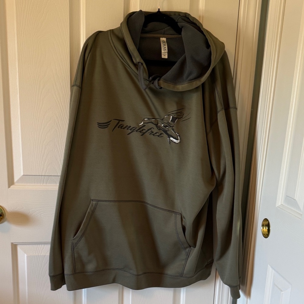 Olive Green Men's Hoodie Sweater